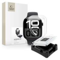 Tech-Protect Supreme Hydrogel Film Set 2-pack for Apple Watch 10 46 mm - transparent