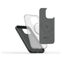 Tech-Protect Silicone PUZ MagSafe iPhone 15 Pro Max Case - Gray