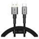 Tech-Protect UltraBoost DNA USB-A / USB-C Cable 15W/3A 100cm - Gray