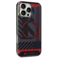 Audi IML Sport MagSafe iPhone 16 Pro Max 6.9" black/black hardcase AUS-IMLMIP16PM-RSQ/D2-BK