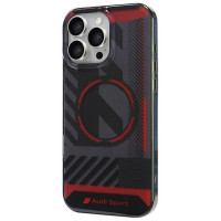 Audi IML Sport MagSafe iPhone 16 Pro Max 6.9" black/black hardcase AUS-IMLMIP16PM-RSQ/D2-BK