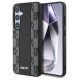 Dkny Leather Checkered Pattern MagSafe Case for Samsung Galaxy S25 Black