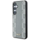 Dkny Leather Checkered Pattern MagSafe case for Samsung Galaxy S25 taupe