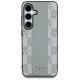 Dkny Leather Checkered Pattern MagSafe case for Samsung Galaxy S25 taupe