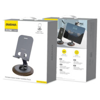 Dudao F17M 360° metal phone stand - gray