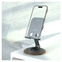 Dudao F17M 360° metal phone stand - gray