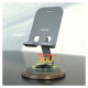 Dudao F17M 360° metal phone stand - gray