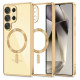 Tech-Protect MagFlex MagSafe Case for Samsung Galaxy S25 Ultra - Transparent Gold