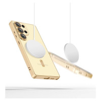 Tech-Protect MagFlex MagSafe Case for Samsung Galaxy S25 Ultra - Transparent Gold