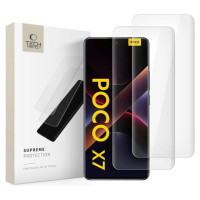 Tech-Protect Supreme Protection Tempered Glass for Xiaomi Redmi Note 14 PRO / 14 PRO+ 5G / Poco X7 5G - Transparent