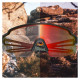 Rockbros Cycling Glasses Photochromic UV Protection with Corrective Insert Orange Lenses - Black