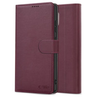Tech-Protect Wallet Case for Samsung Galaxy A16 4G / 5G - Burgundy