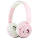 Hello Kitty Face Logo Bluetooth On-Ear Headphones - Pink