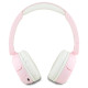 Hello Kitty Face Logo Bluetooth On-Ear Headphones - Pink