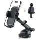 Tech-Protect V8 Car Holder for Dashboard, Windshield or Air Vent Mount - Black