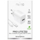 Puro PROLITE 10W USB-A wall charger + USB-A - USB-C cable 1.2m - white