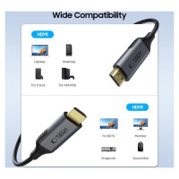 Tech-Protect UltraBoost Tech-Protect UltraBoost HDMI to HDMI 2.1 Cable 4K 120HZ / 8K 60Hz 2m - Black