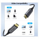 Tech-Protect UltraBoost Tech-Protect UltraBoost HDMI to HDMI 2.1 Cable 4K 120HZ / 8K 60Hz 2m - Black