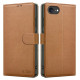 Tech-Protect Wallet Case for iPhone 16e - Brown