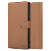 Tech-Protect Wallet Case for iPhone 16e - Brown