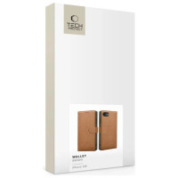 Tech-Protect Wallet Case for iPhone 16e - Brown