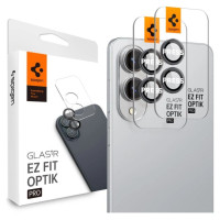 Spigen Optik Pro GLAS.TR "Ez Fit" 2-pack Camera Cover for Samsung Galaxy S25 Edge - Black