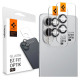 Spigen Optik Pro GLAS.TR "Ez Fit" 2-pack Camera Cover for Samsung Galaxy S25 Edge - Black
