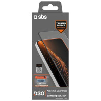 SBS tempered glass with D3O technology with applicator for Samsung Galaxy S24 / Samsung Galaxy S25