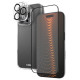 SBS set with D3O technology for iPhone 16 Pro - case + glass screen and camera protector - transparent
