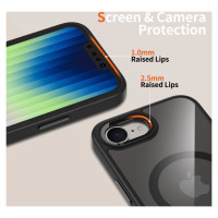 Tech-Protect MagMat MagSafe Case for Nothing CMF Phone 2 Pro - Black and Clear