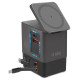 SBS Power Dock 6-in-1 with MagSafe, Stand, and USB-C Cables 65W – Black