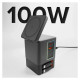 SBS Power Dock 6-in-1 with MagSafe, Stand, and USB-C Cables 65W – Black