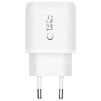 Tech-Protect NCA30 PD 30W QC3.0 USB-A / USB-C Wall Charger - White