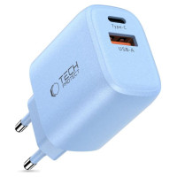 Tech-Protect NCA30 PD 30W QC3.0 USB-A / USB-C Wall Charger - Blue