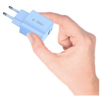 Tech-Protect NCA30 PD 30W QC3.0 USB-A / USB-C Wall Charger - Blue