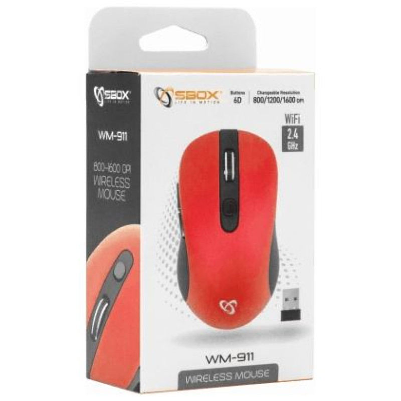 Sbox WM-911R Red