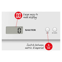 Salter 1066 WCFEU12 Arc Digital Kitchen Scale - White