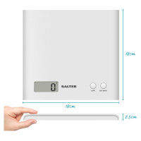 Salter 1066 WCFEU12 Arc Digital Kitchen Scale - White