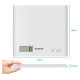 Salter 1066 WCFEU12 Arc Digital Kitchen Scale - White