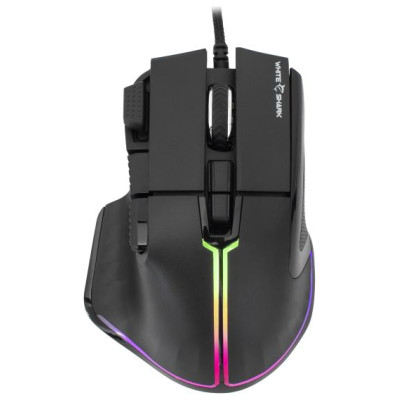 White Shark GM-9006 MARROK Black RGB / 12.000 dpi