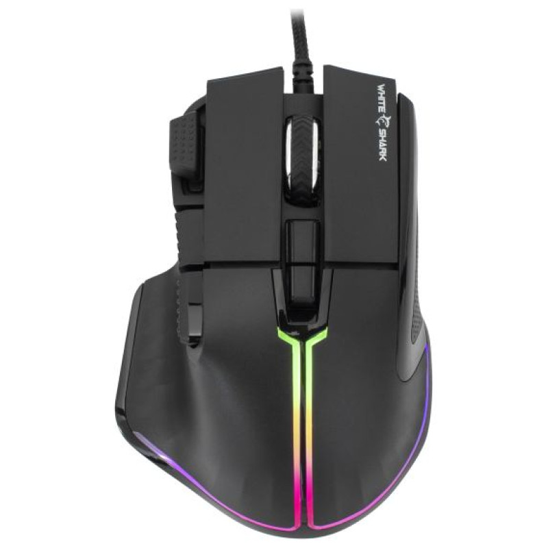 White Shark GM-9006 MARROK Black RGB / 12.000 dpi