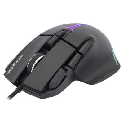 White Shark GM-9006 MARROK Black RGB / 12.000 dpi