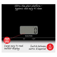 Salter 1172 BKDRCEU16 Large Platform Digital Kitchen Scale
