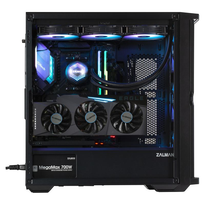 Zalman Z10 Plus ATX Black ARGB Fan x4