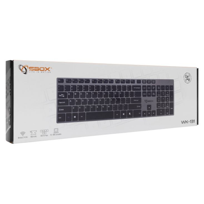 Sbox WK-131 US Wireless Metal