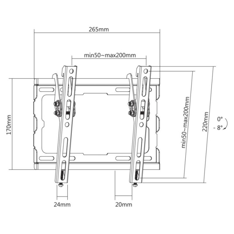 Sbox PLB-3422T-2 (23-43/45kg/200x200)
