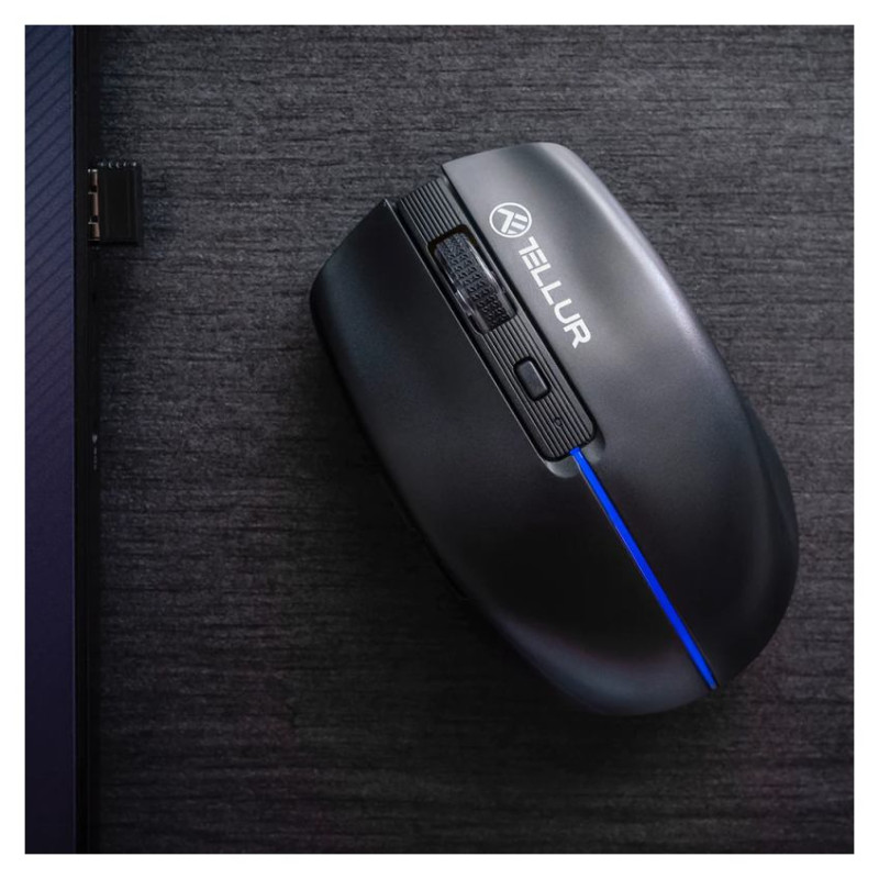 Tellur Silent Click Wireless Mouse Black