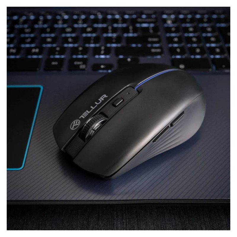 Tellur Silent Click Wireless Mouse Black