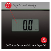 Salter 9205 BK3RCEU16 Large Display Glass Electric Scale Black