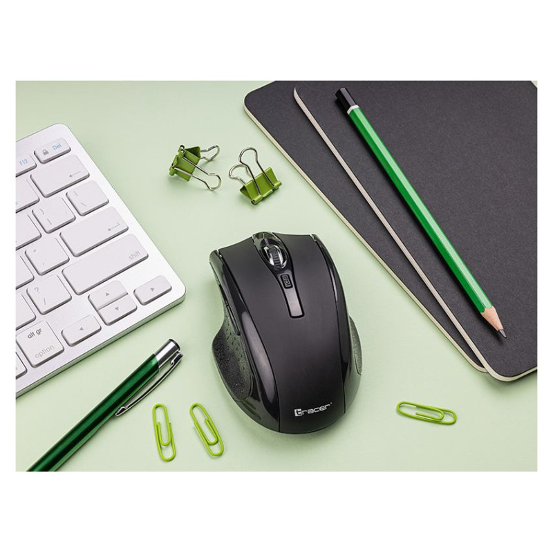 Tracer 47432 Wireless Optical Mouse RF 2,4Ghz/BT Black